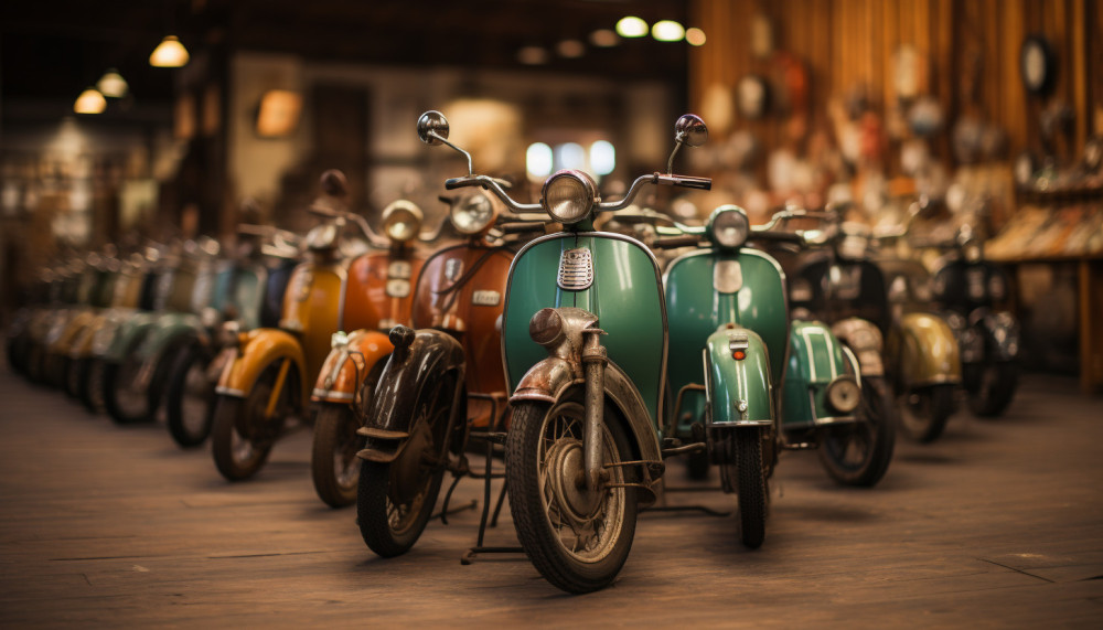 Motorini vintage, passione senza tempo